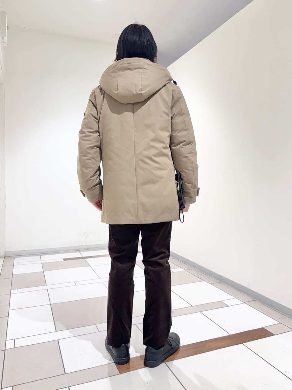 及川さんの「TAKEO KIKUCHI｜【None Of Stress】ストレッチ ダウンブルゾン」を使ったコーディネート