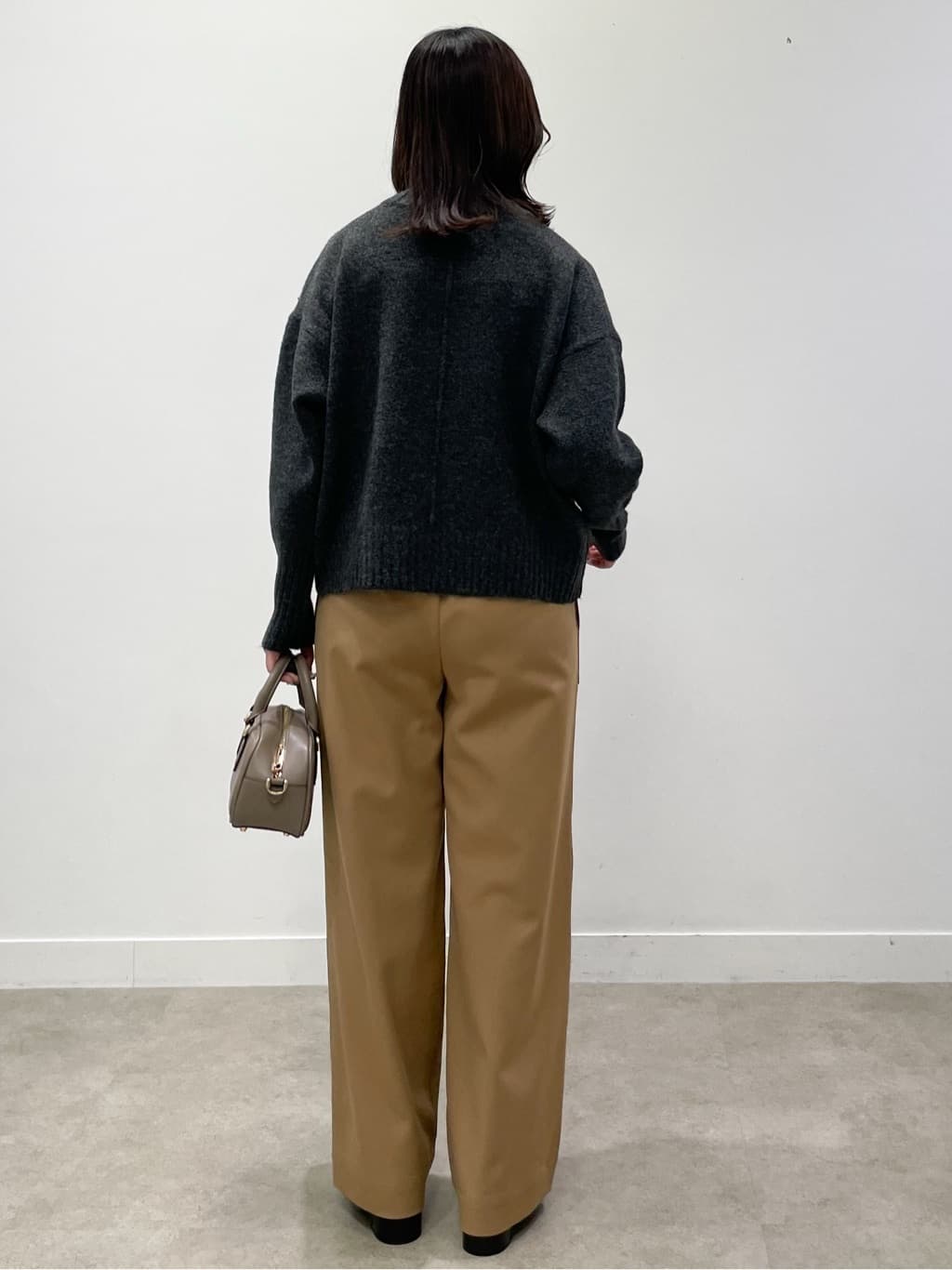 yukariさんの「Dessin｜【洗える】クルーネックワイドニット」を使ったコーディネート