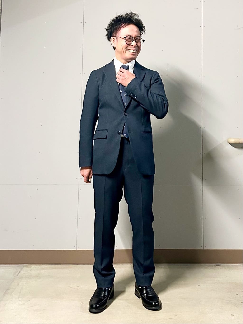 KENJI Iさんの「THE SHOP TK｜【セットアップ可/防シワ/洗濯機OK】AVANT WOOLYグレンチェックジャケット」を使ったコーディネート