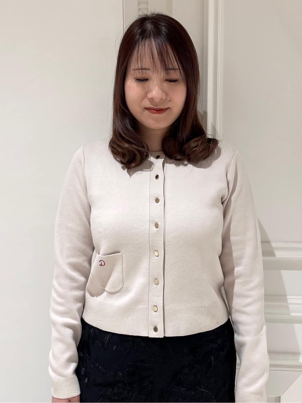 minowaさんの「DRESSTERIOR｜◆ウォッシャブルコットンカシミヤカーディガン」を使ったコーディネート