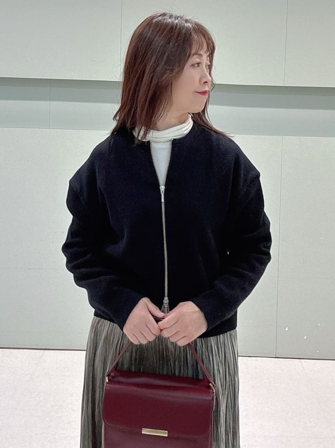 makiさんの「UNTITLED｜【吸湿発熱/洗える】ハイネックインナー」を使ったコーディネート