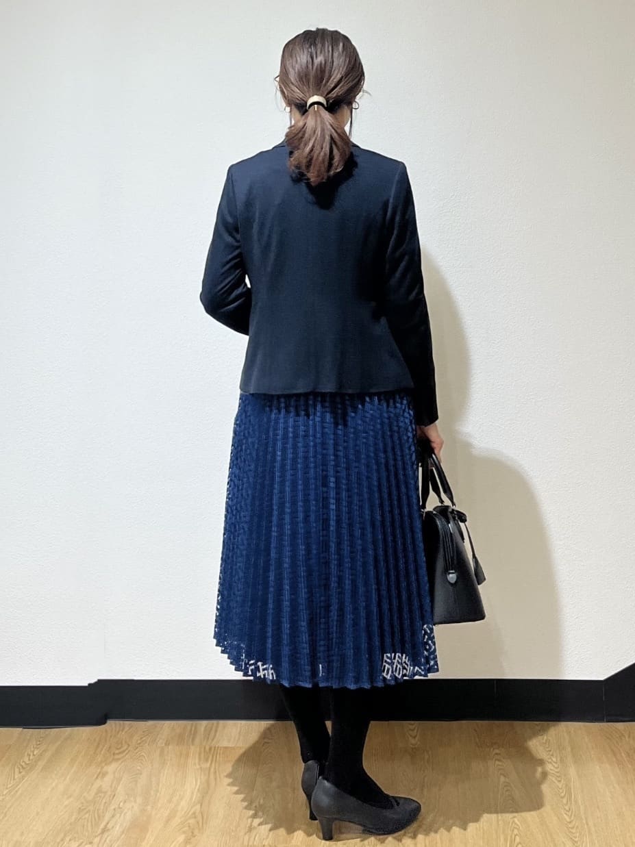 ayaさんの「Reflect｜【SS-4Lサイズ】シフォン&times;幾何柄レースプリーツワンピース」を使ったコーディネート