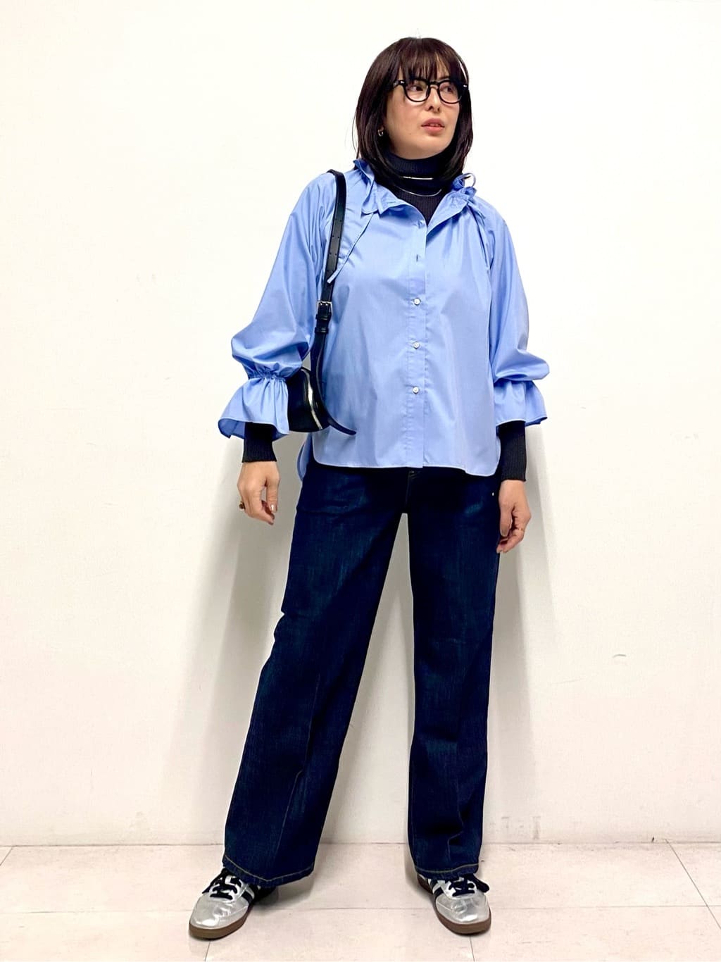 Sawaguchiさんの「DRESSTERIOR｜シルクブレンドメリノウールリブプルオーバー」を使ったコーディネート