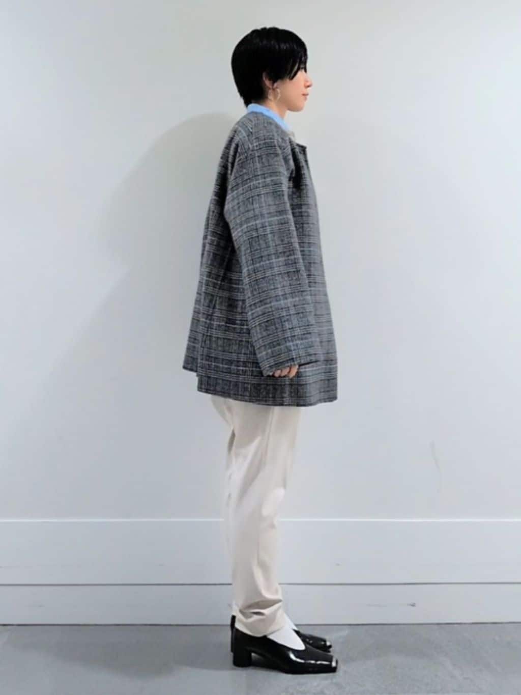 ミズタさんの「UNTITLED｜【ミディ丈/軽やか】セミラグランリバー コート」を使ったコーディネート
