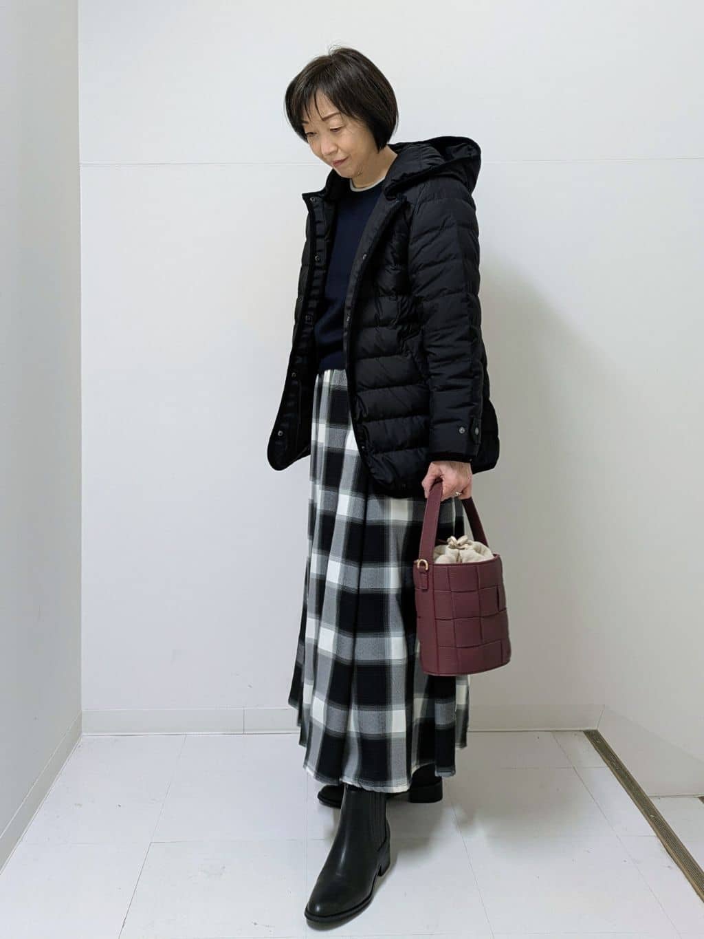 Asaさんの「Dessin｜【撥水・2WAY】ミュラーダウンコートミドル丈」を使ったコーディネート