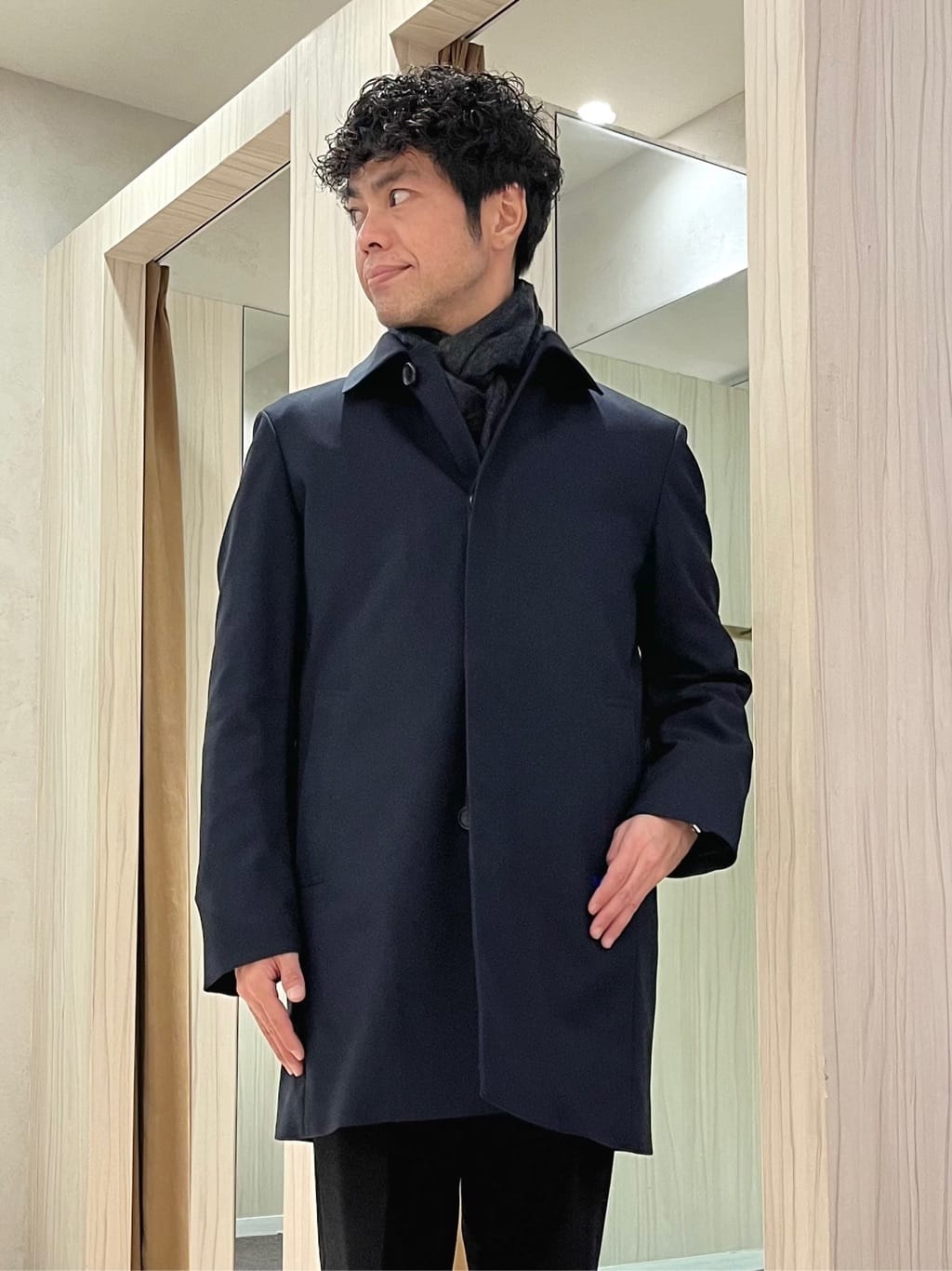URAさんの「TAKEO KIKUCHI｜【Sサイズ～】尾州織 ピンヘッドムリネ ジャケット」を使ったコーディネート