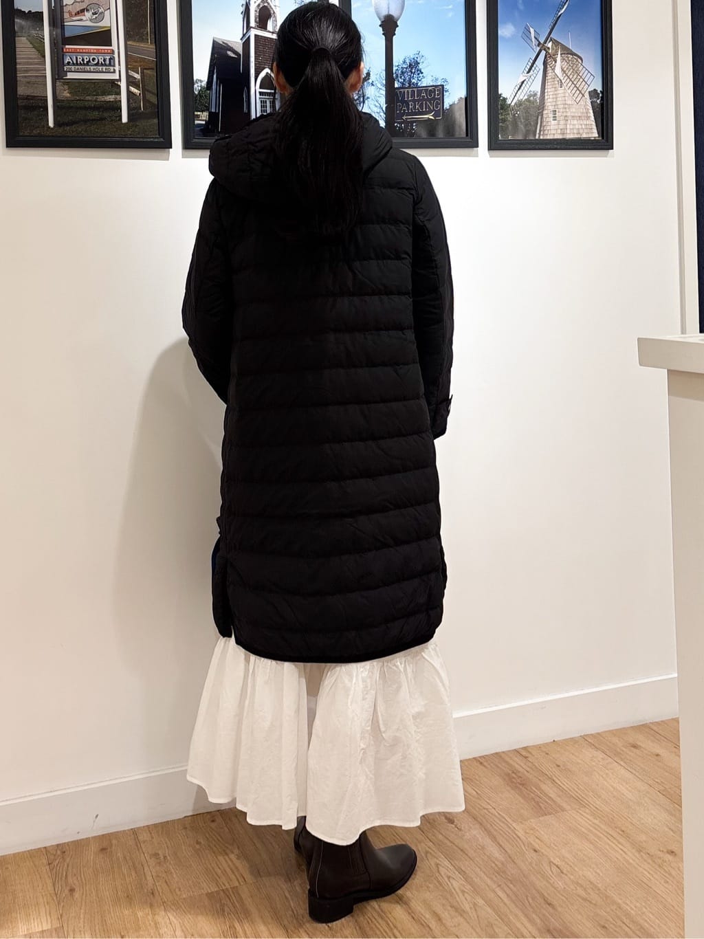 Ririkaさんの「Dessin｜【洗える】リブタートルネックニット」を使ったコーディネート