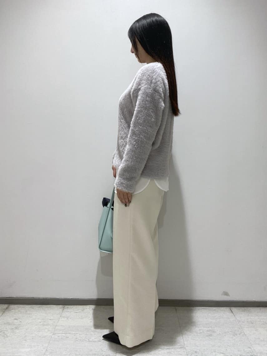 meiさんの「INDIVI｜【コットン】シャツ切り替えカットソー」を使ったコーディネート