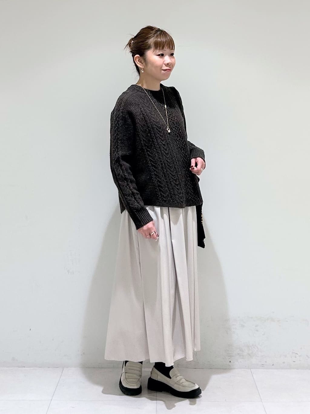 tsuyuさんの「INDIVI｜◆アニマルハラコ ポシェット」を使ったコーディネート