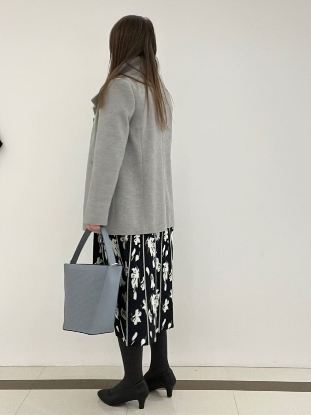 Hiroさんの「Reflect｜【SS-4Lサイズ／衿が顔に当たらない◎】スタンドネックミドルコート」を使ったコーディネート
