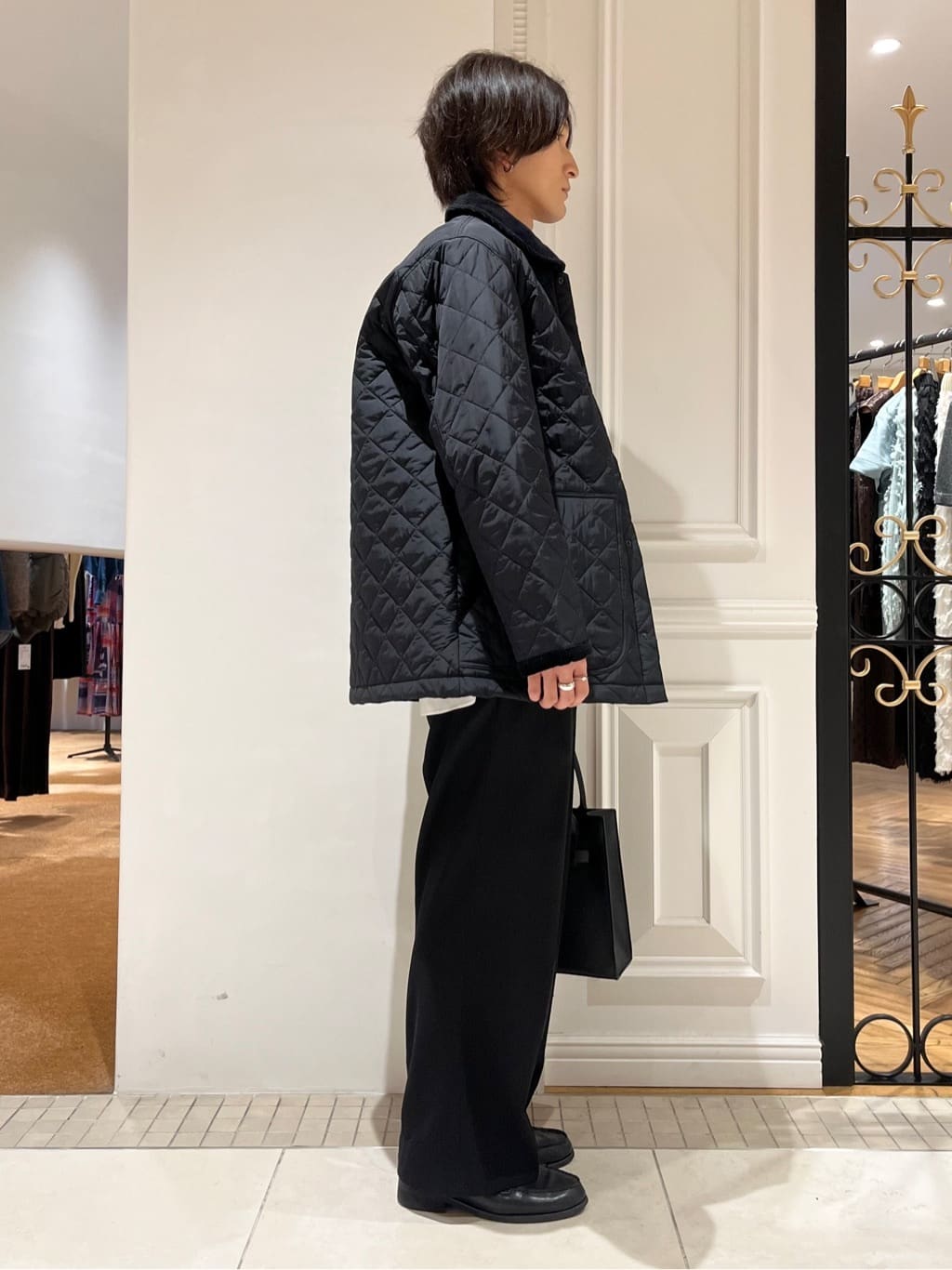 Watanabeさんの「DRESSTERIOR｜◆キルティング ハンティングジャケット」を使ったコーディネート