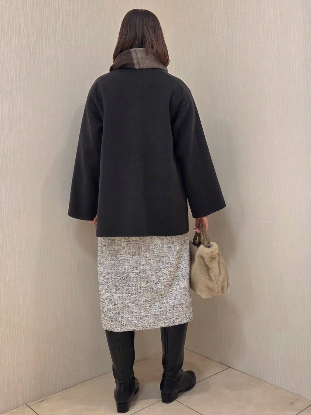 naokoさんの「UNTITLED｜【ミディ丈/軽やか】セミラグランリバー コート」を使ったコーディネート