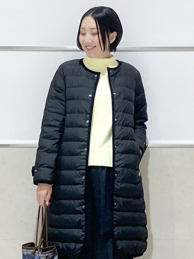 eriko さんの「Dessin｜【撥水・2WAY】ミュラーダウンコートロング丈」を使ったコーディネート