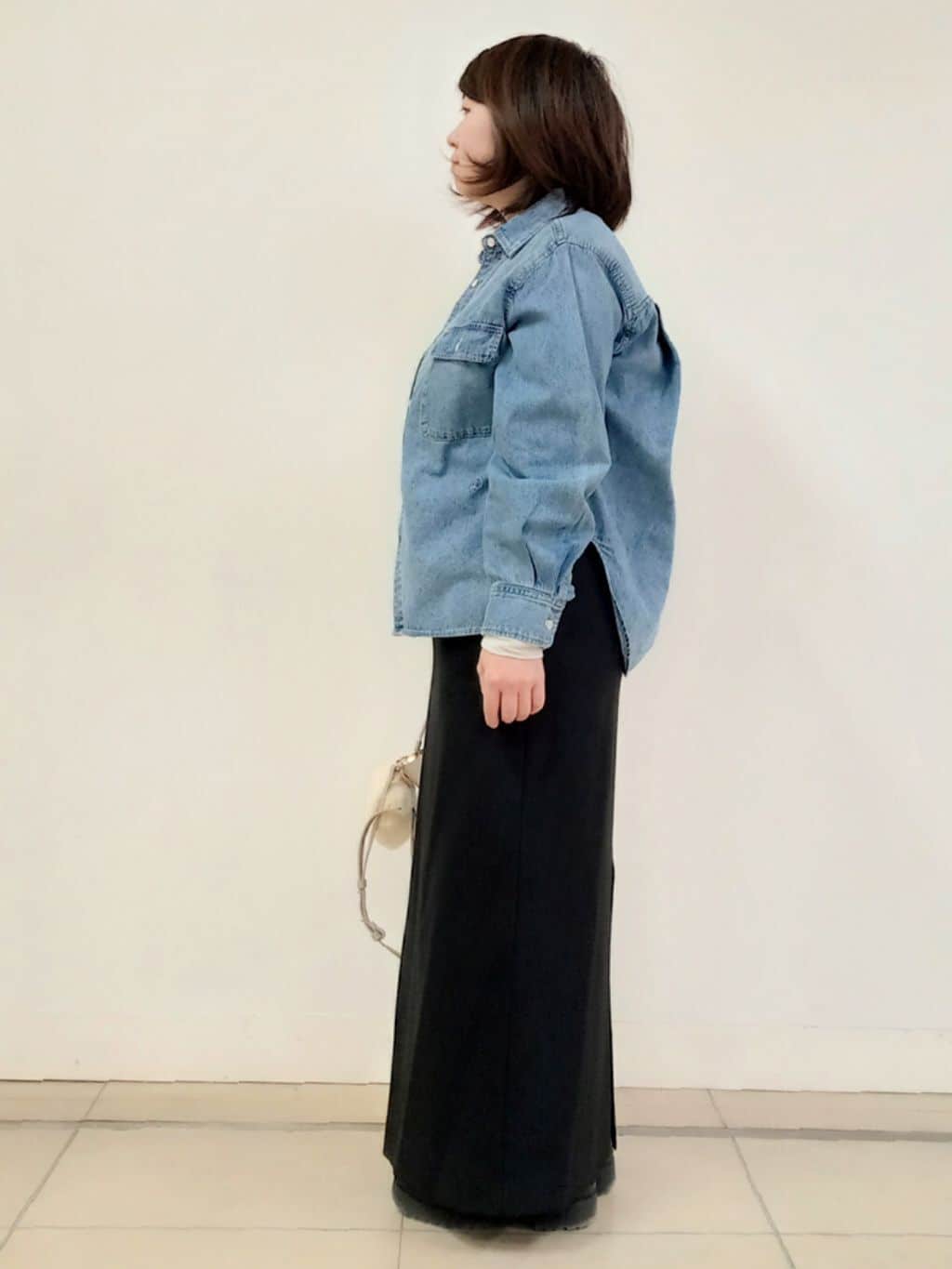 emiさんの「DRESSTERIOR｜◆【洗える/リブベロア】シアーリブベロアカットソー」を使ったコーディネート