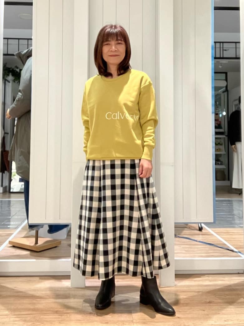 Fujitaさんの「Dessin｜【洗える】裏起毛ロゴスウェット」を使ったコーディネート