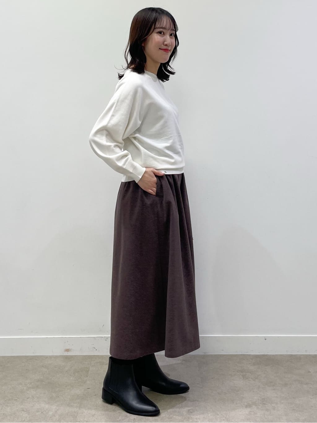 yukariさんの「Dessin｜【撥水・2WAY】ミュラーダウンコートロング丈」を使ったコーディネート