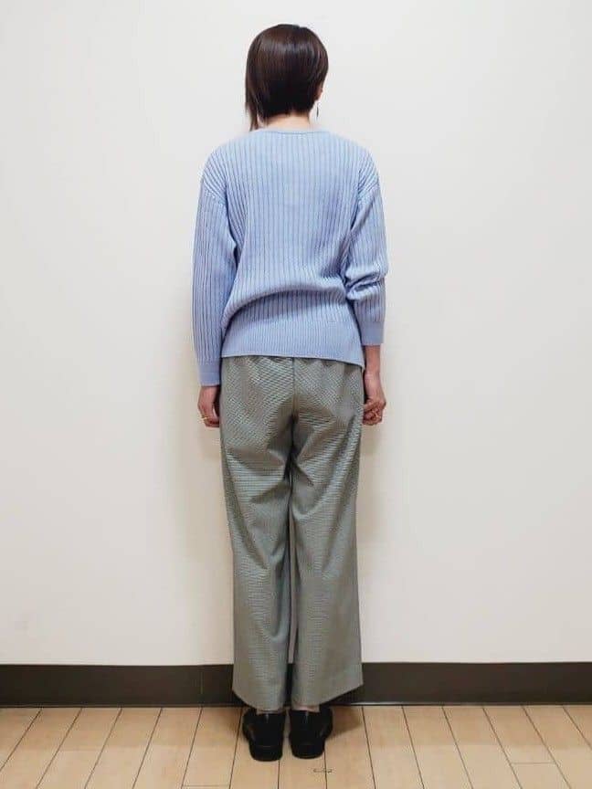 yuuさんの「Reflect｜【ゆったり着られる◎】ワイドリブニットプルオーバー」を使ったコーディネート