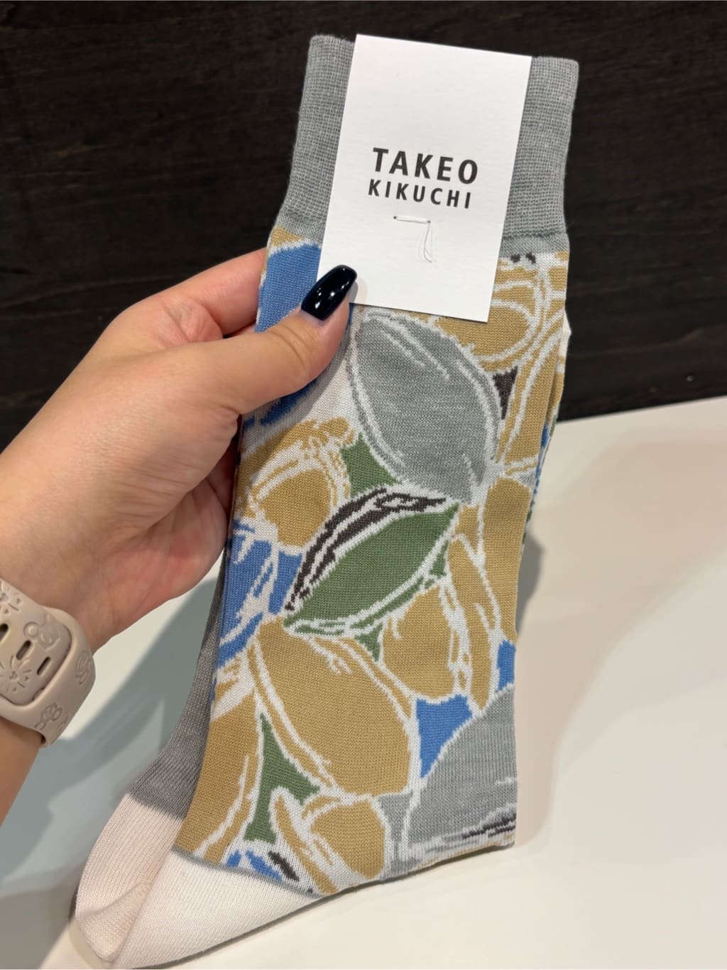 ヒナさんの「TAKEO KIKUCHI｜カカオ柄ソックス」を使ったコーディネート