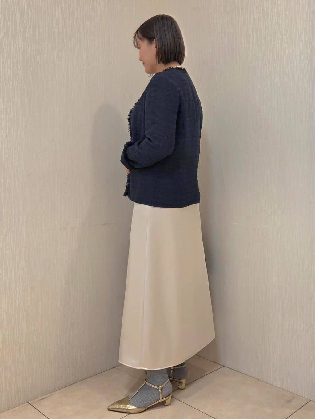 naokoさんの「UNTITLED｜【仕事着/スーツ】ファンシーツイード ジャケット」を使ったコーディネート