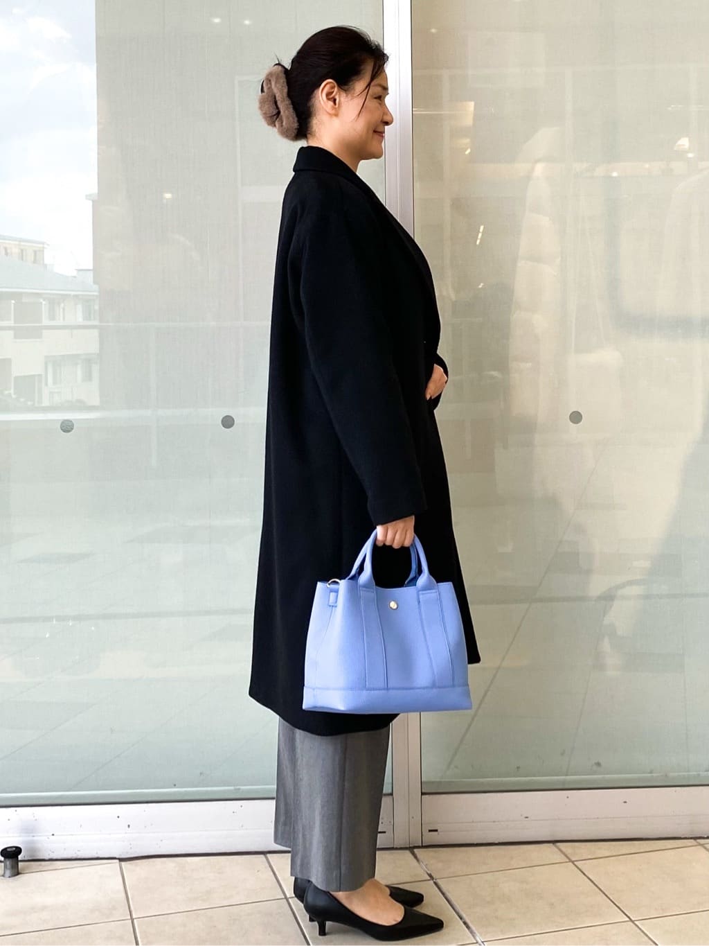 Jeanさんの「OPAQUE.CLIP｜カシミヤブレンドウールチェスターコート」を使ったコーディネート