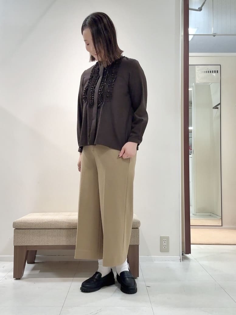 YUIさんの「UNTITLED｜【軽アウター/ミドル丈】ウールニットコーディガン」を使ったコーディネート