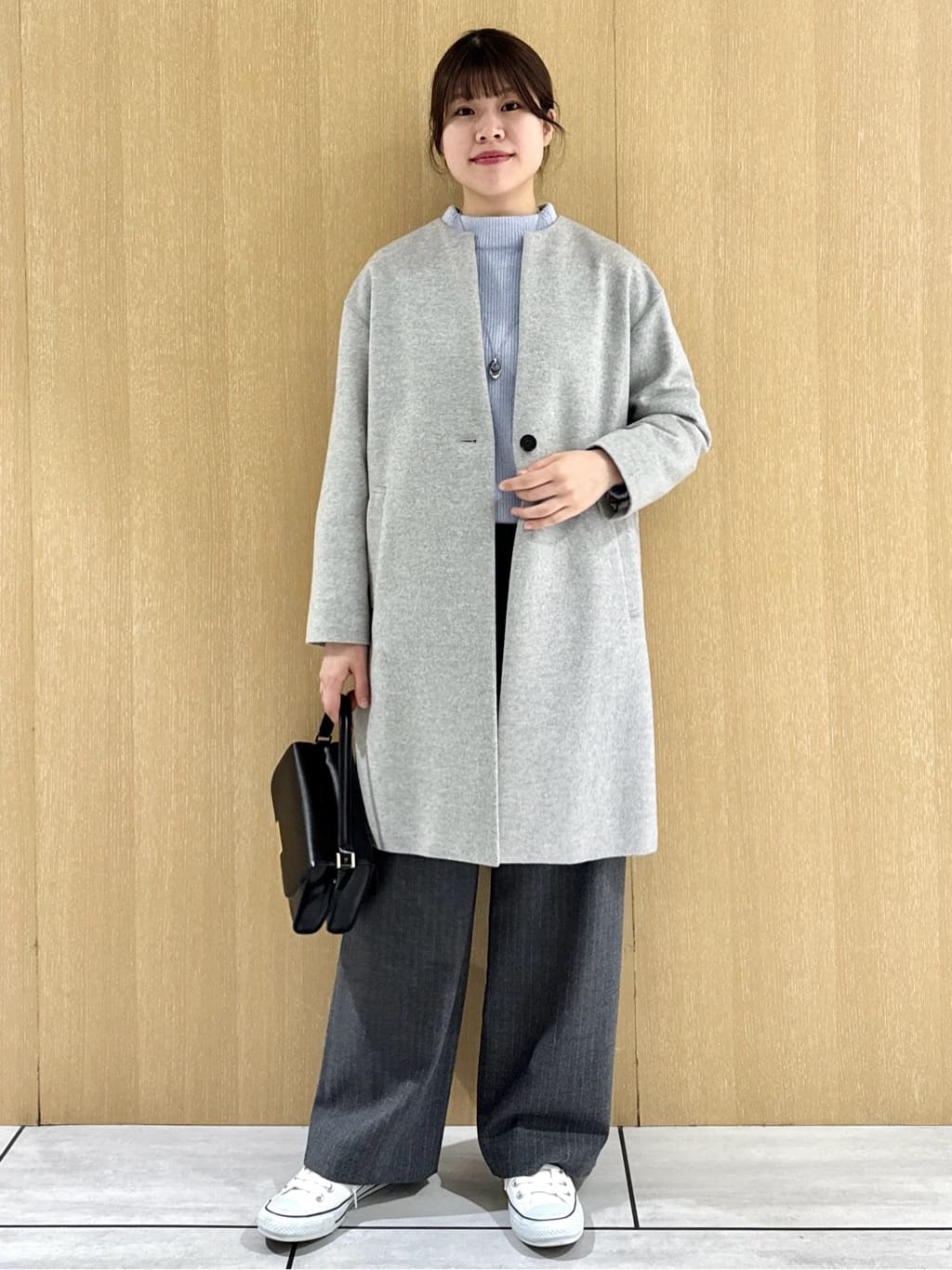 nanaさんの「UNTITLED｜【洗える】スポンディッシュ ボトルネックニット」を使ったコーディネート