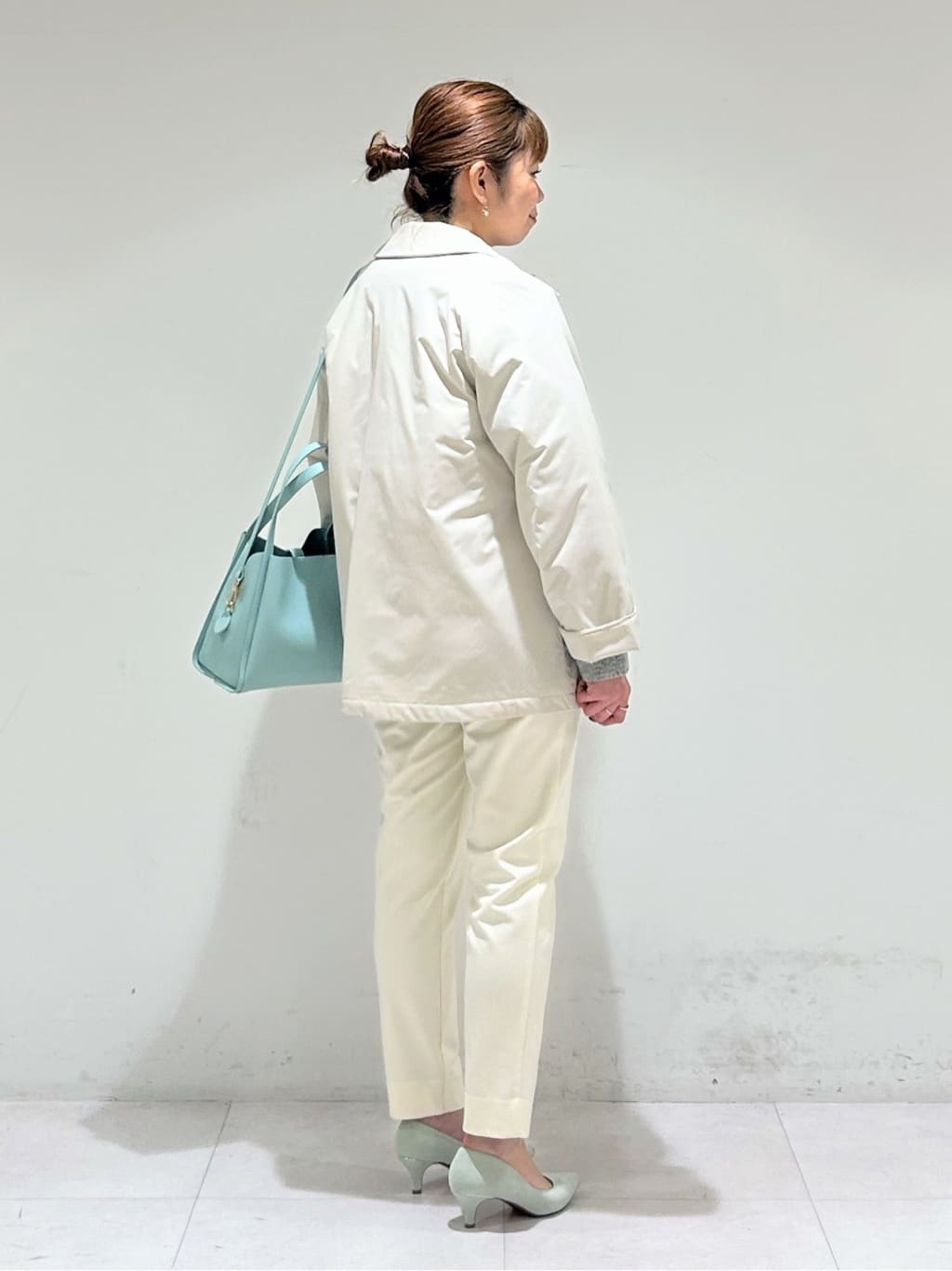tsuyuさんの「INDIVI｜【コットン】シャツ切り替えカットソー」を使ったコーディネート