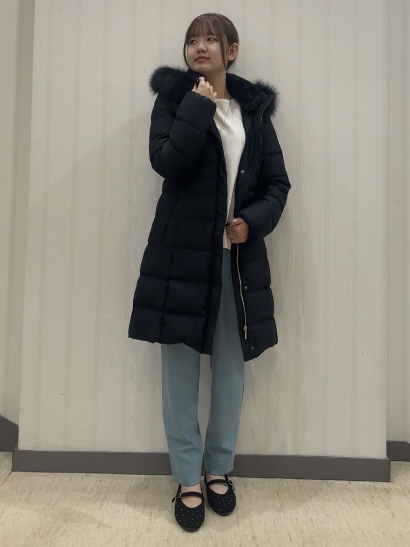 ちひさんの「INDIVI｜【洗える／裏起毛】ストレッチウォームパンツ」を使ったコーディネート