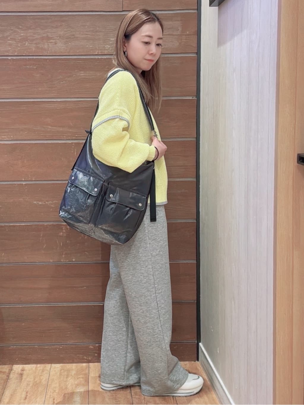 なみぞうさんの「SHOO･LA･RUE｜【S-LL】軽くてふんわりあたたかい スライバージャケット」を使ったコーディネート