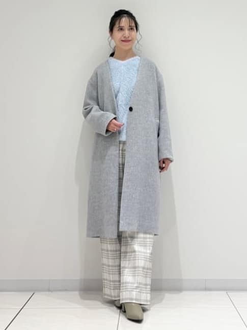 kayoさんの「INDIVI｜【洗える】エアリーシャギートップス」を使ったコーディネート