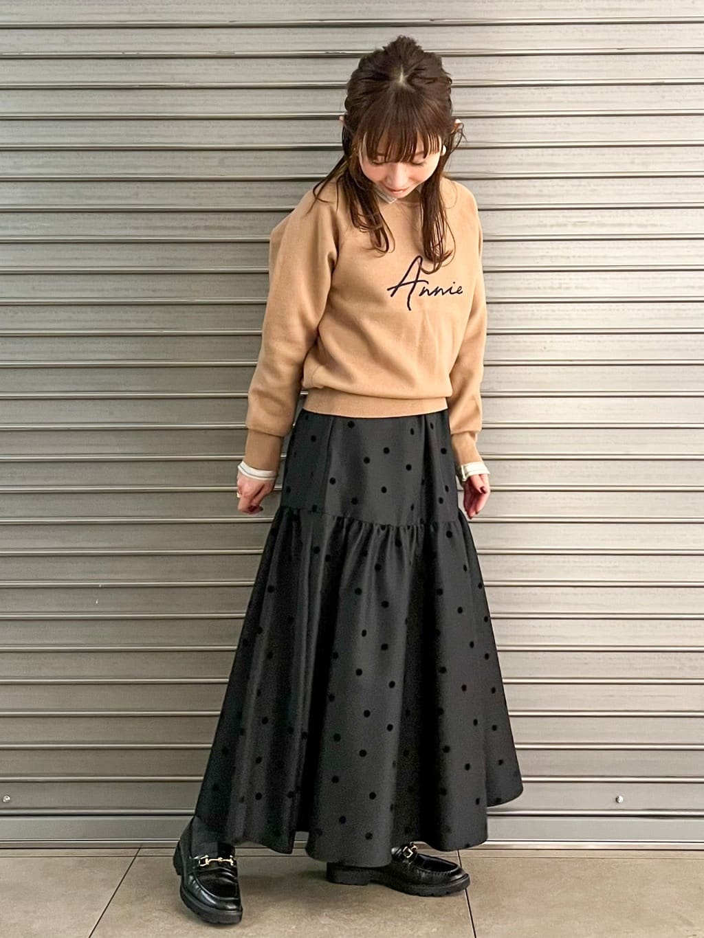 じゅんさんの「DRESSTERIOR｜◆アニージャカードニット」を使ったコーディネート
