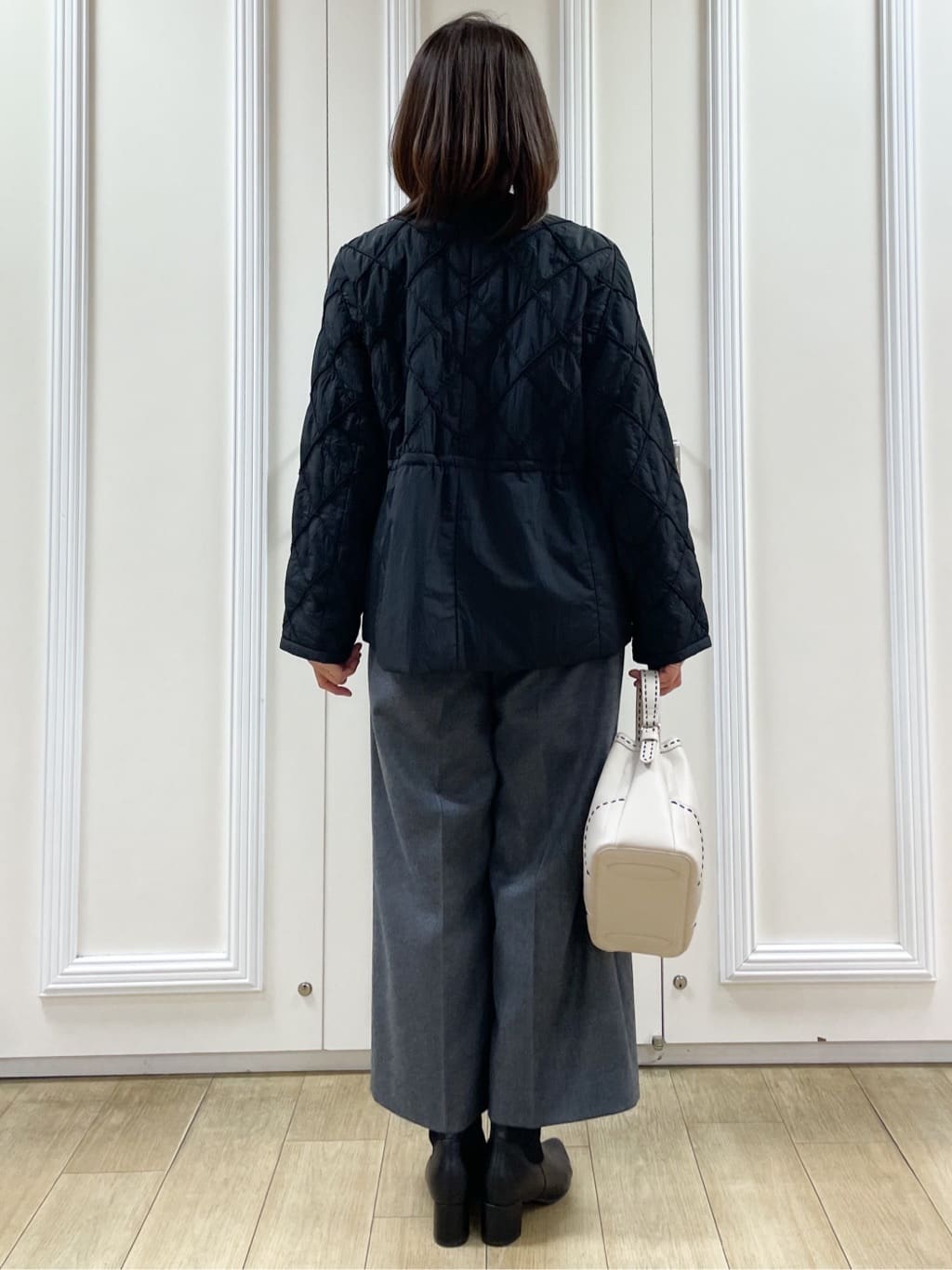 めいさんの「Reflect｜【腰周りすっきり◎】ワイドクロップドパンツ」を使ったコーディネート