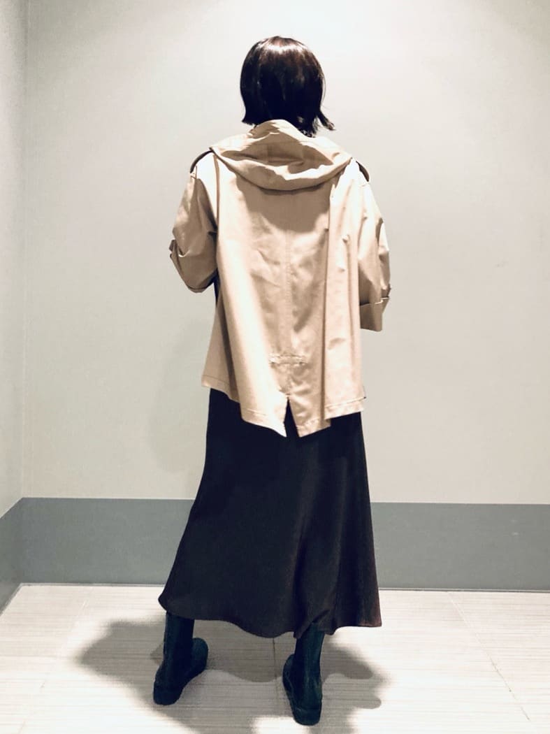 Furuさんの「DRESSTERIOR｜【ウォッシャブル/撥水素材】Ａライン ショートモッズコート」を使ったコーディネート