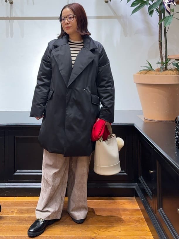 Asamiさんの「DRESSTERIOR｜◆ストレッチフルニードルボーダーニット」を使ったコーディネート