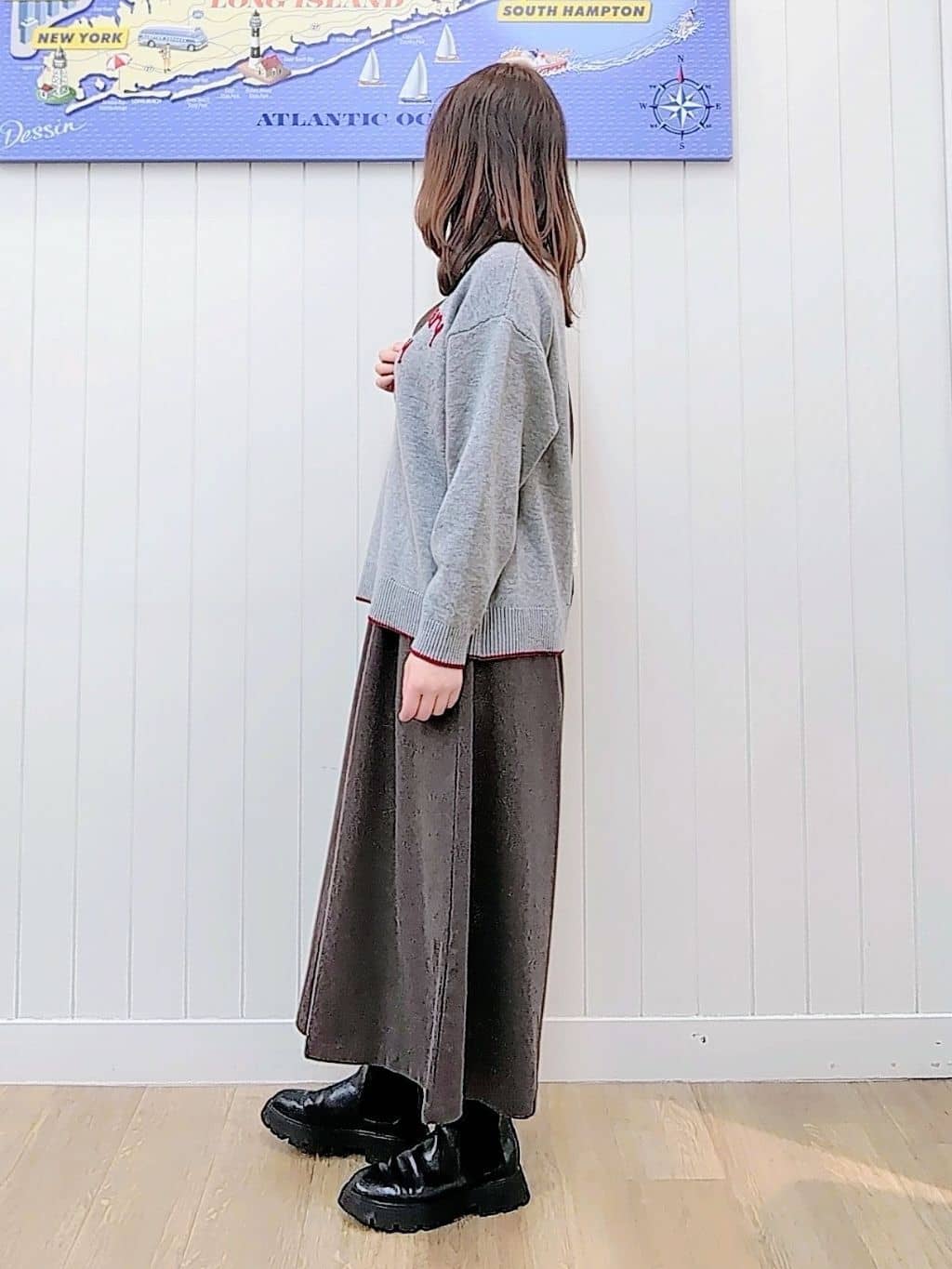 itoさんの「Dessin｜【撥水・2WAY】ミュラーダウンコートロング丈」を使ったコーディネート