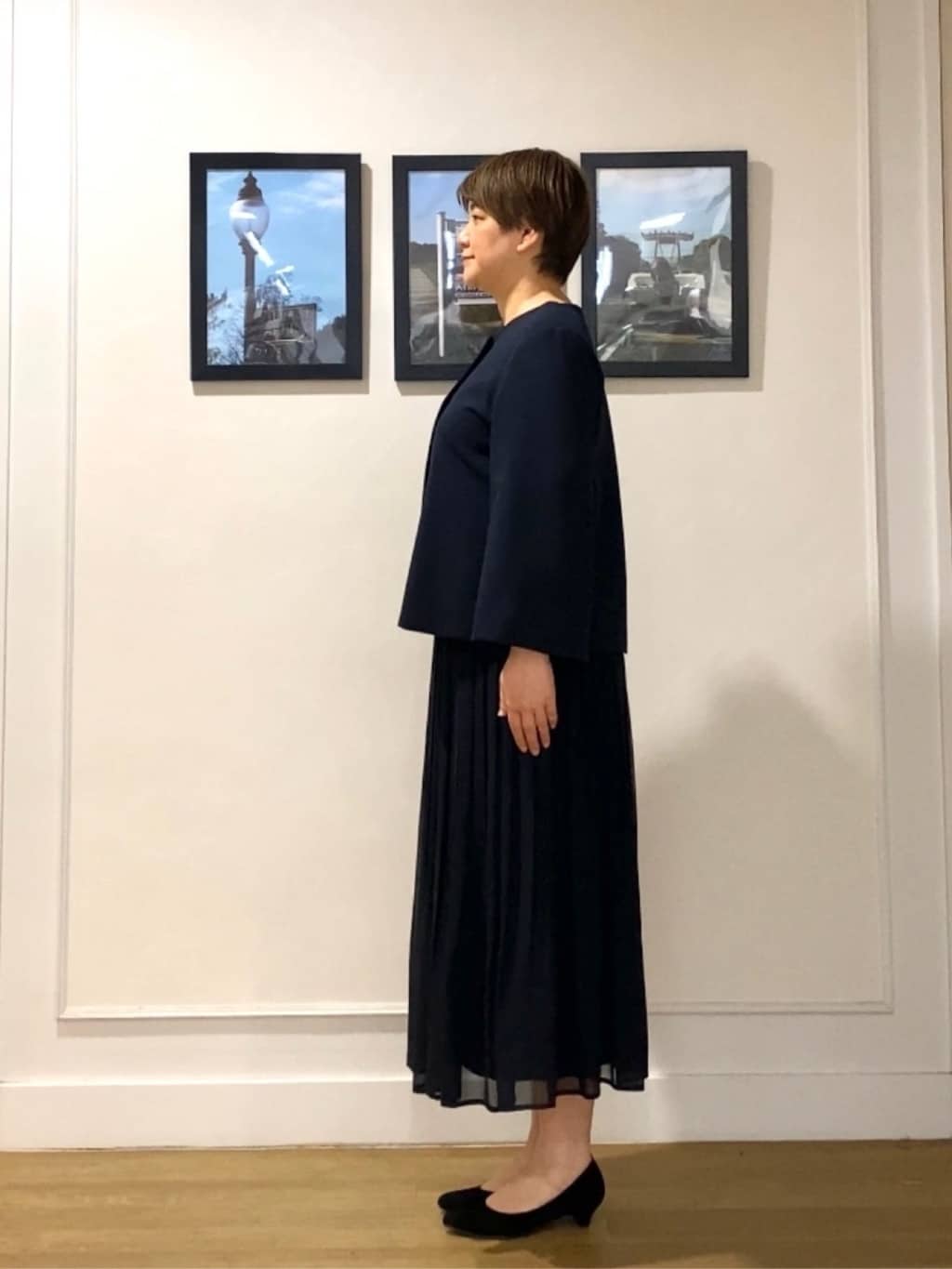 Hiroさんの「Dessin｜【洗える】ジョーゼットブラウス」を使ったコーディネート
