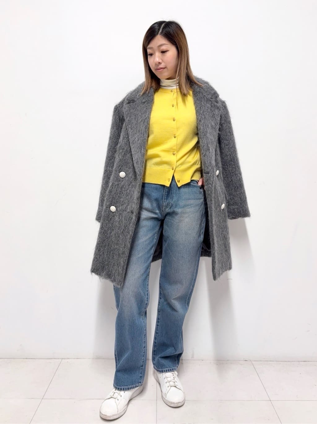 Nishijimaさんの「DRESSTERIOR｜【ウォッシャブル】テーパードコンフォートデニム」を使ったコーディネート