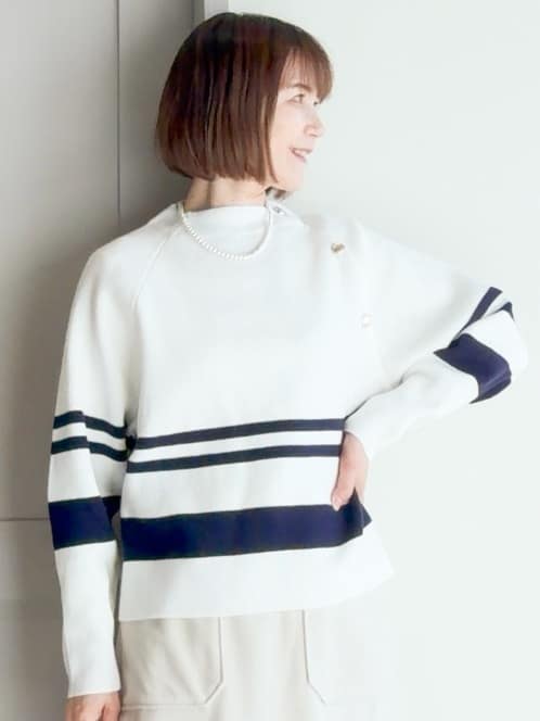 yamakoさんの「grove｜起毛ジャカードナロースカート」を使ったコーディネート