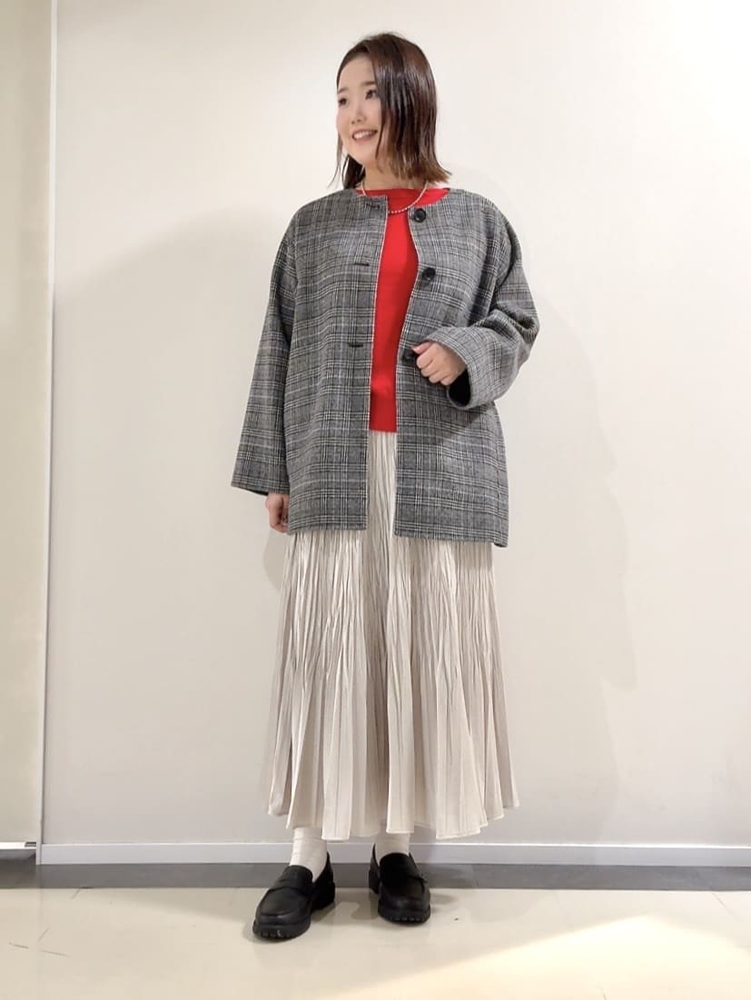 YUIさんの「UNTITLED｜【ミディ丈/軽やか】セミラグランリバー コート」を使ったコーディネート