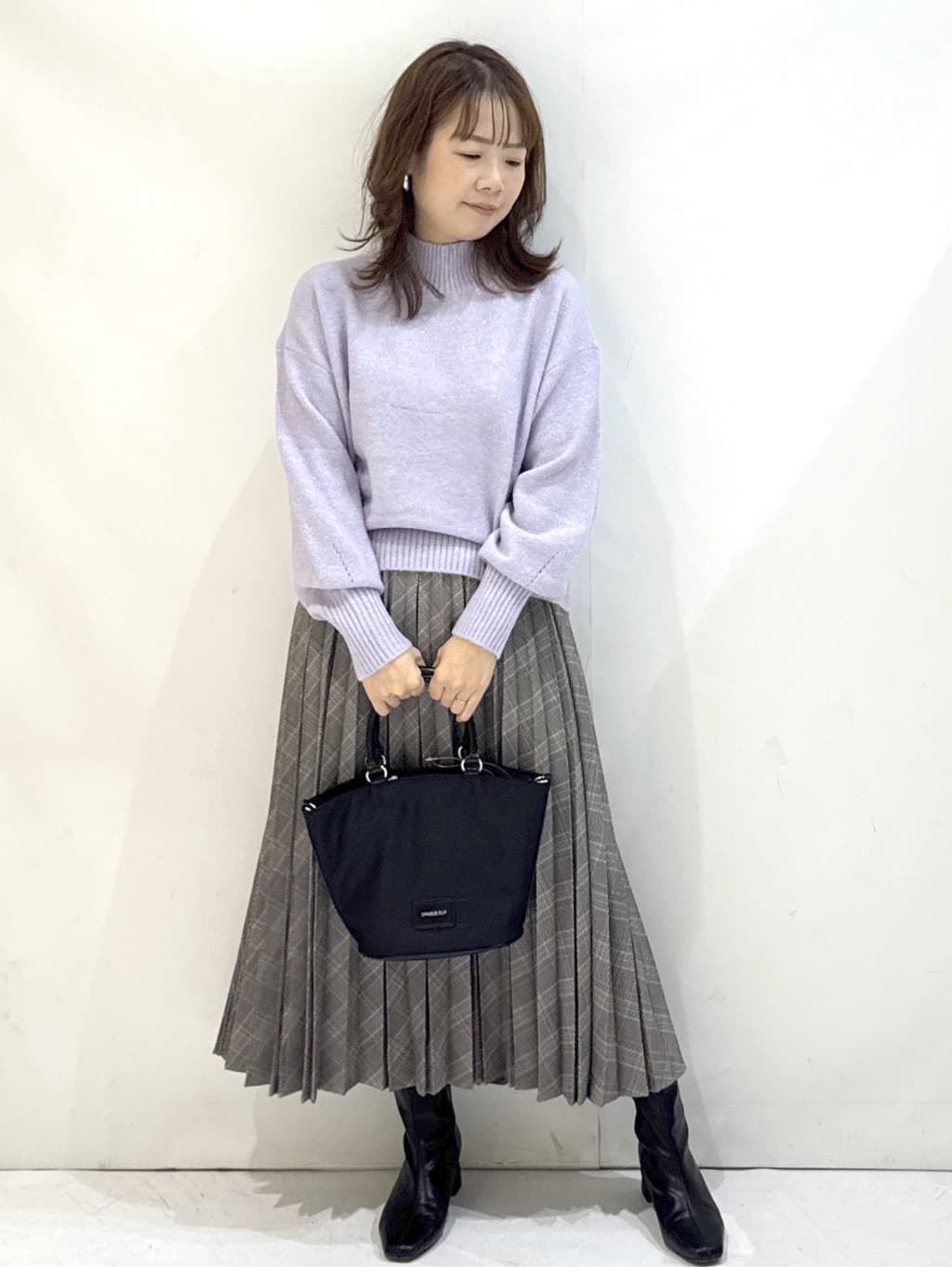 やすさんの「OPAQUE.CLIP｜KAWADAダウンドロストミドルコート【撥水／洗濯機OK／2WAY／静電気防止裏地】《XS～3L》」を使ったコーディネート