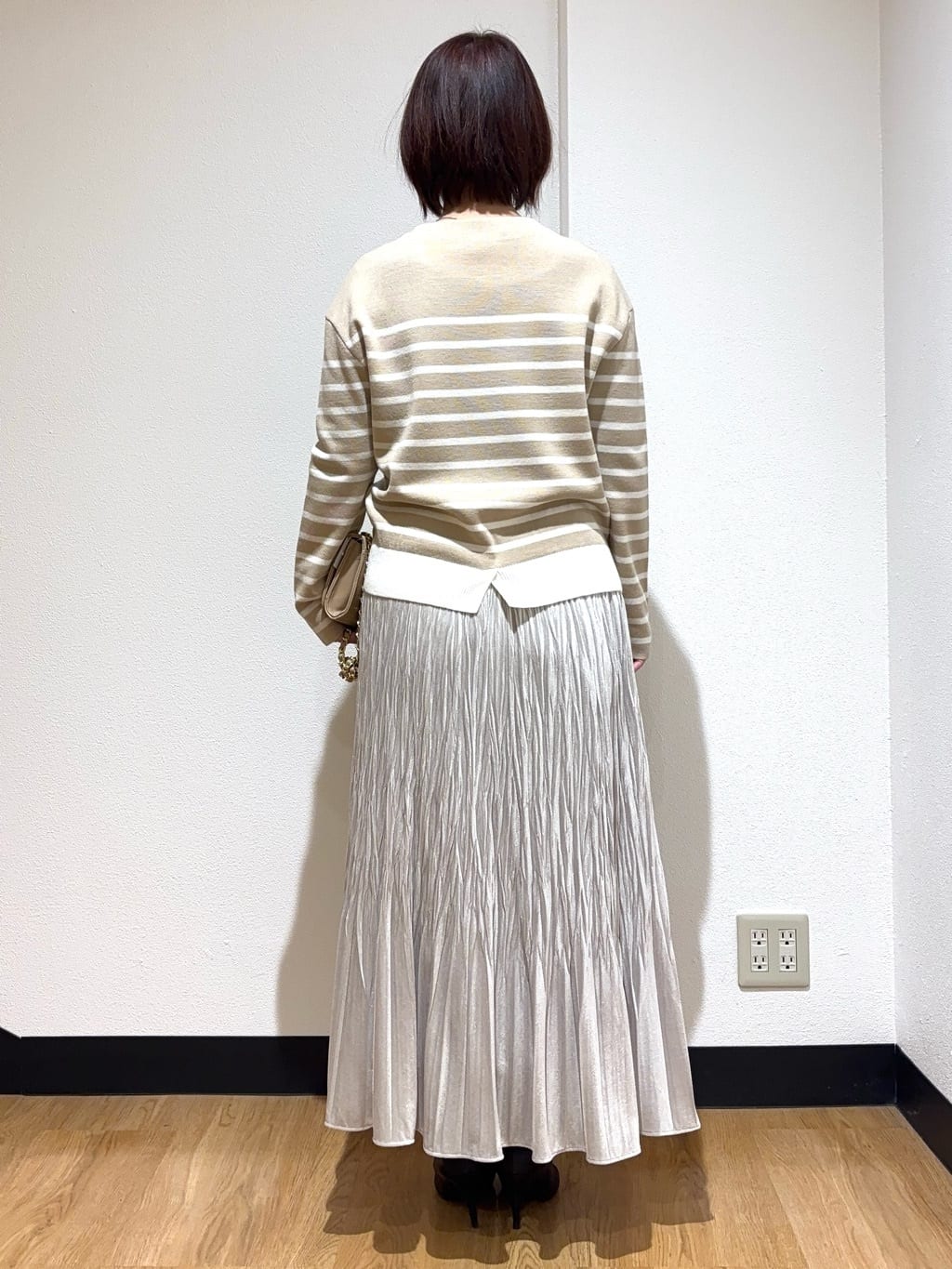 MIKIKOさんの「UNTITLED｜【洗える】モックネックミラノリブニット」を使ったコーディネート
