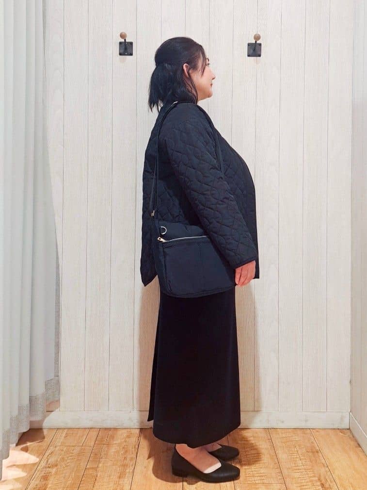 kotomiさんの「SHOO･LA･RUE｜【洗濯機可/セットアップ可】さりげないラメ使いで差をつける クルーネックニット」を使ったコーディネート