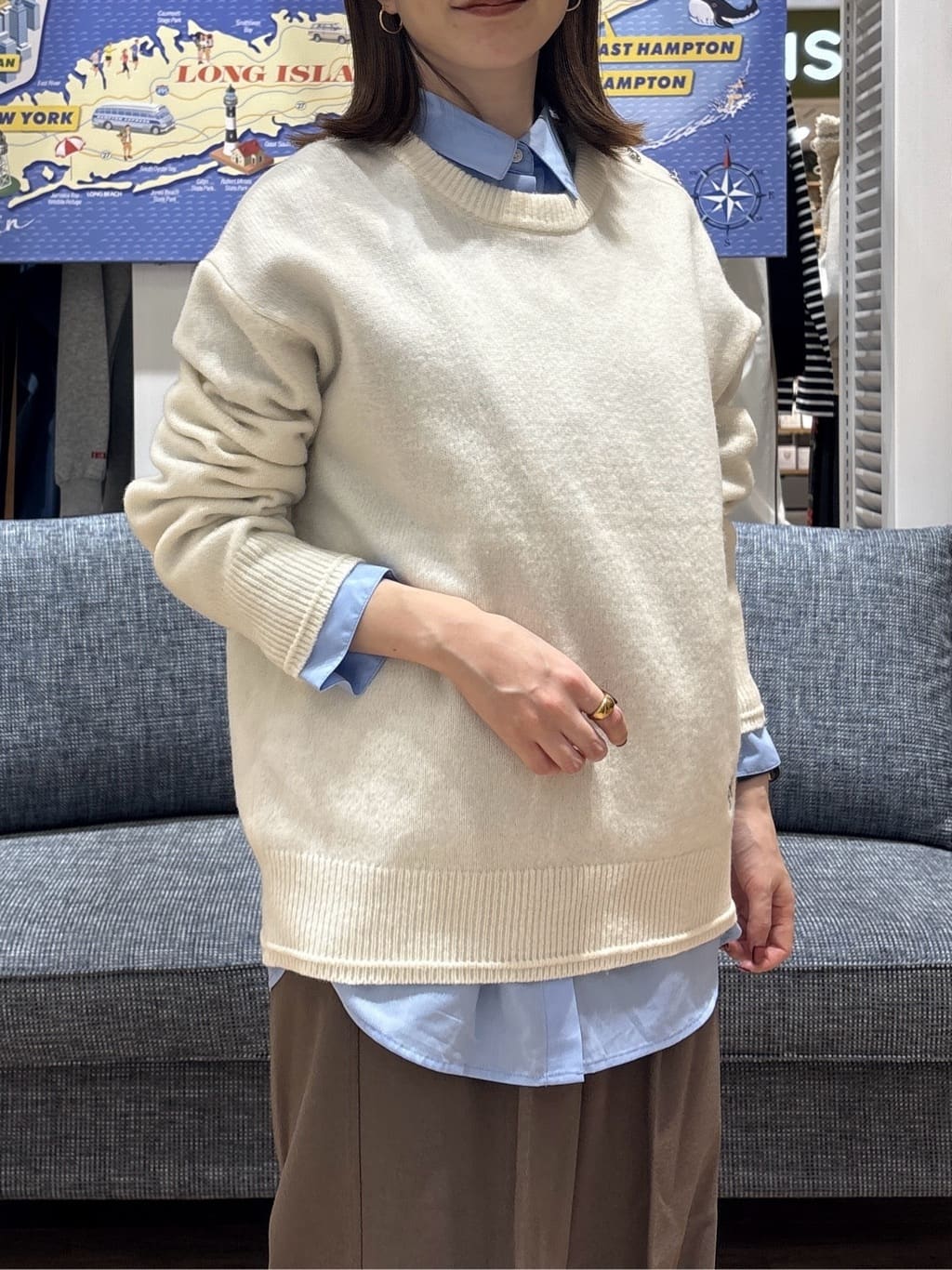 risaさんの「Dessin｜【撥水・2WAY】ミュラーダウンコートミドル丈」を使ったコーディネート