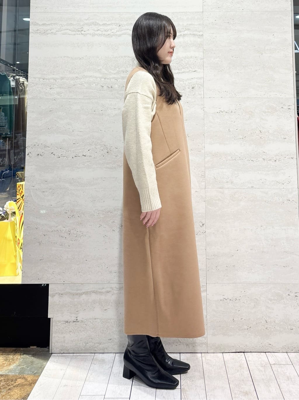 かほさんの「OPAQUE.CLIP｜ベーシックショートブーツ【THEシリーズ／抗菌防臭加工】」を使ったコーディネート