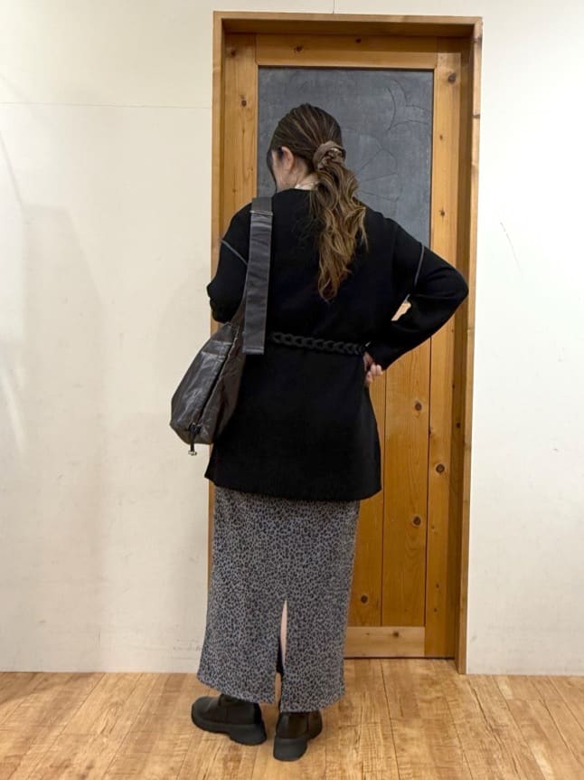 Ayana.さんの「SHOO･LA･RUE｜【洗濯機可/毛玉レス】上品に体型カバー チュニックニットワンピース」を使ったコーディネート
