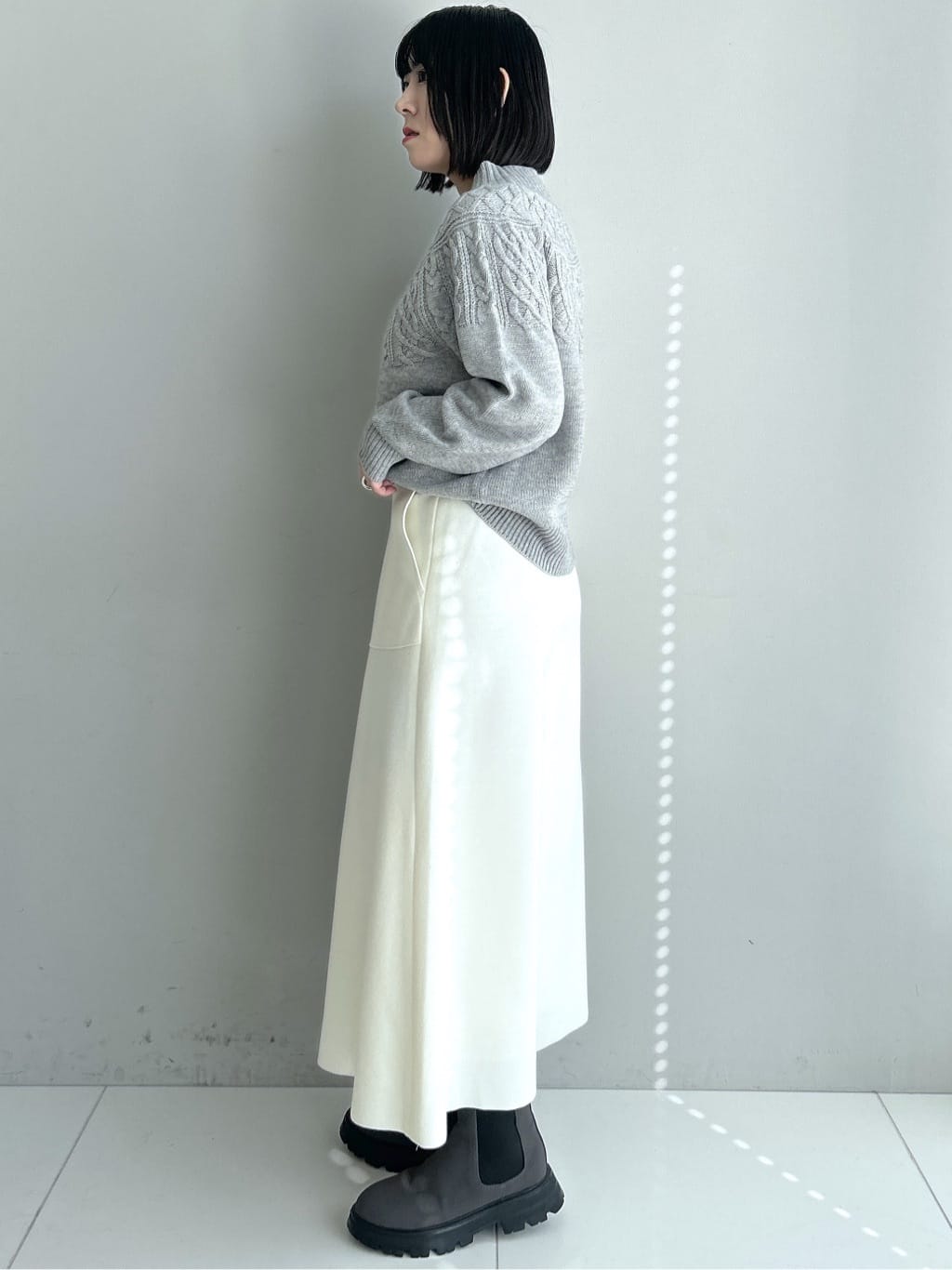 Hirokaさんの「Dessin｜【洗える】ウール混リバーメルトンコート」を使ったコーディネート