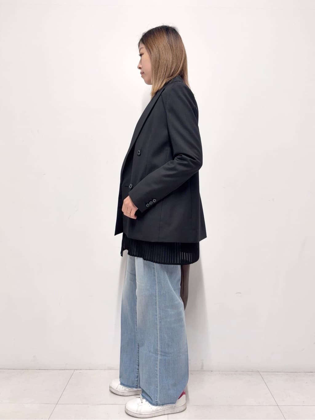 Nishijimaさんの「DRESSTERIOR｜◆ストレッチフルニードルボーダーニット」を使ったコーディネート