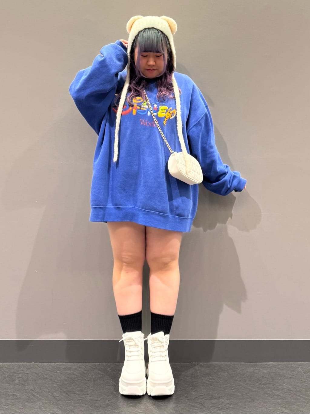 sayakaさんの「ESPERANZA｜ハイカット厚底スニーカー」を使ったコーディネート