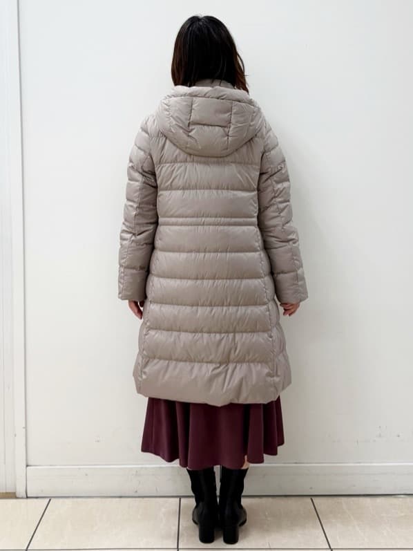 KIKIさんの「Reflect｜【SS-4Lサイズ／ウエスト調整可】フーデッドロングダウンコート」を使ったコーディネート