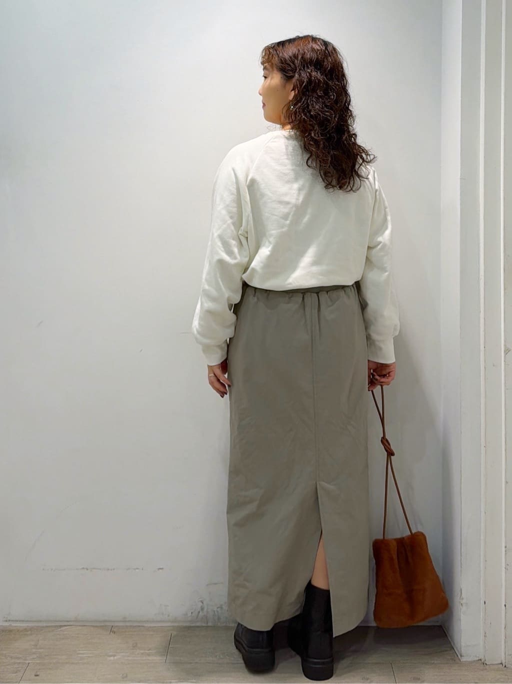 sumicaさんの「OPAQUE.CLIP｜【es】リブナロースカート【洗濯機OK】」を使ったコーディネート